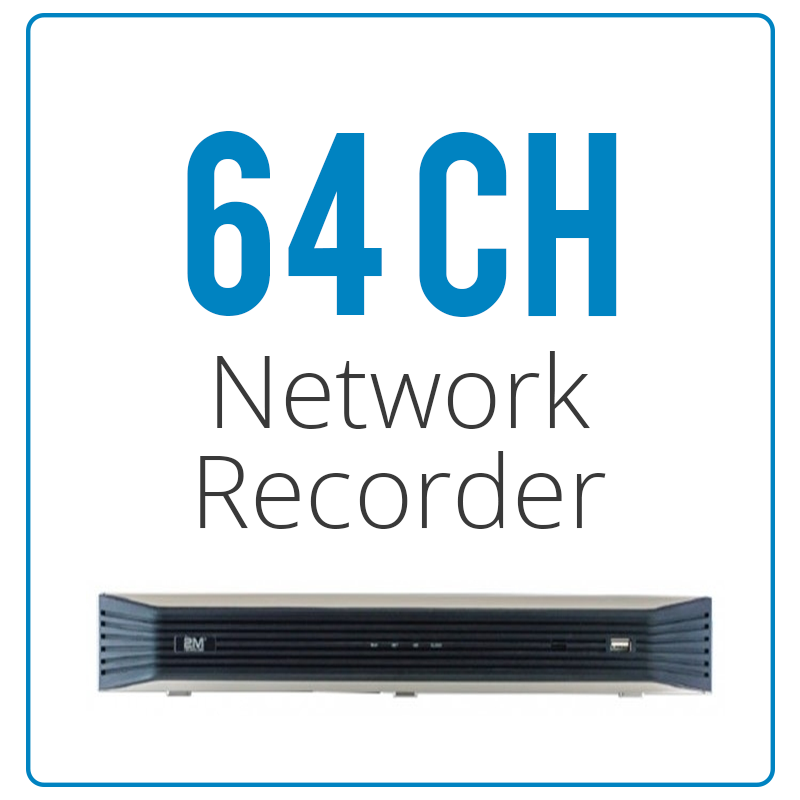 64 Channel Network Video Recorders NVRs