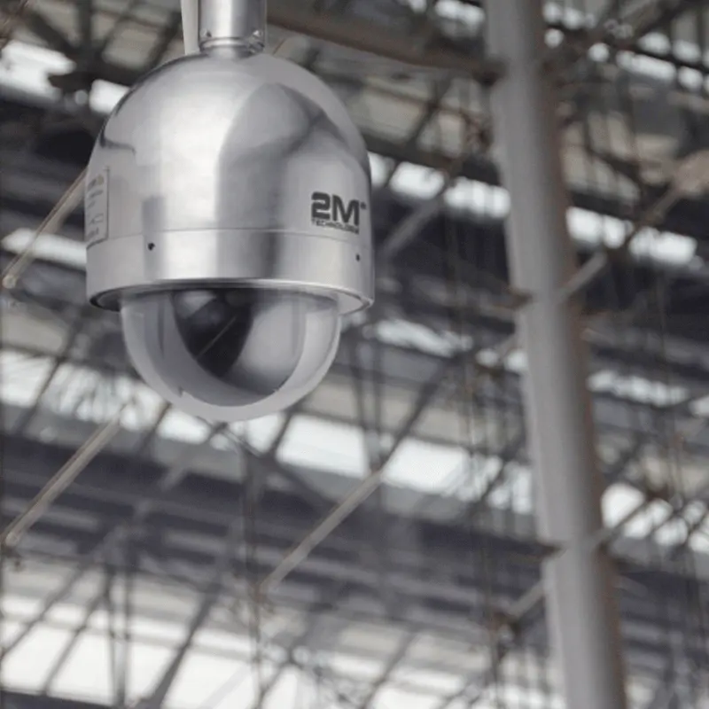 2M Technology explosion-proof camera installed at industrial site