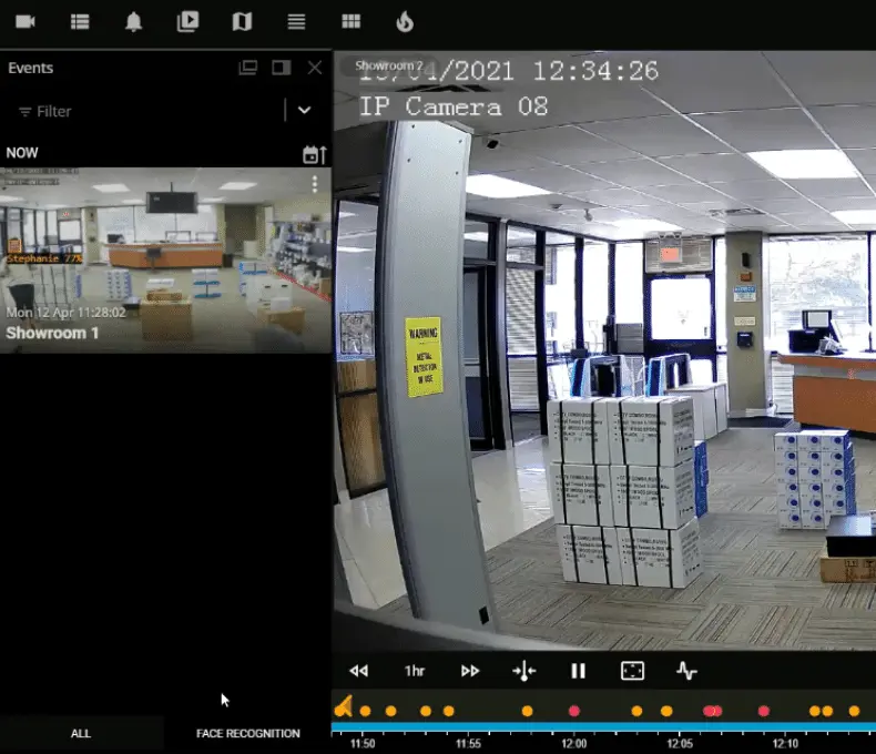 Face recognition video analytic on IFOVEA, a cloud-based VMS platform