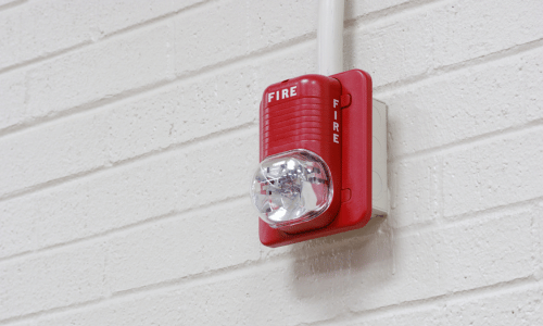 fire alarm system strobe light